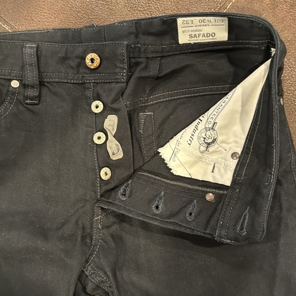 Diesel Regular Slim-Straight Black Jeans - Picture 5 of 9